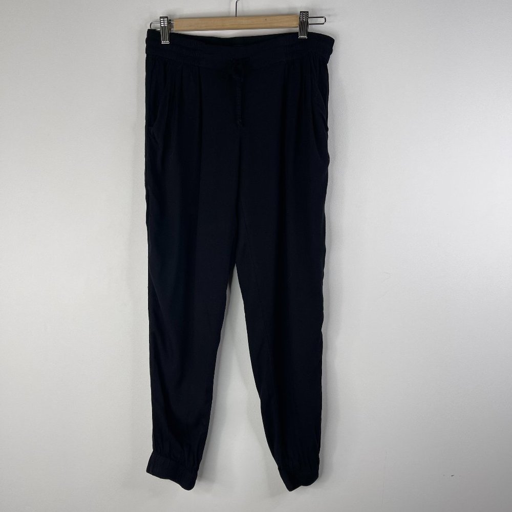 TALULA ARITZIA Women Black Elastic Waist Pull On Joggers Pants Size M